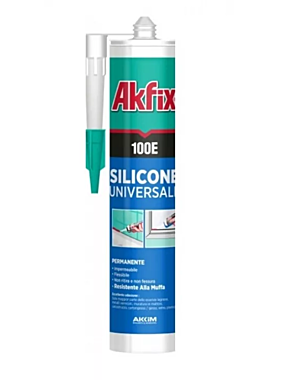 Силикон универсальный Akfix 100Е 280мл коричневый