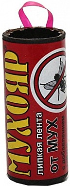 Мухоловка МУХОЯР (липкая лента от мух)