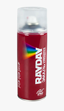 Краска-аэрозоль алкидная RAYDAY RD-033 белый мат 520мл 