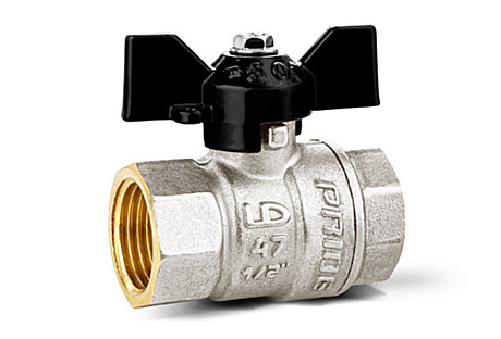 Шаровый кран LD Ду32 г/г бабочка 