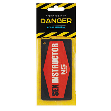 Ароматизатор бумажный NEW GALAXY Danger/Sexinstuctor, новая машина