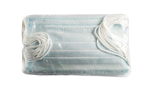 Маска медицинская, трехслойная, набор 5 шт. РУ РЗН 2020/10280