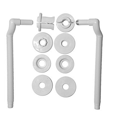 Болты для крепления крышки унитаза ВестМ белый 527248