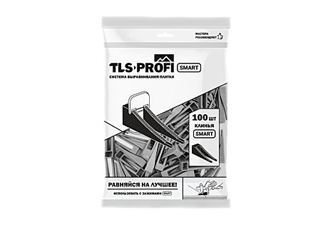 Система выравнивания плитки СВП TLS-Profi SMART КЛИН 100шт TLS032023