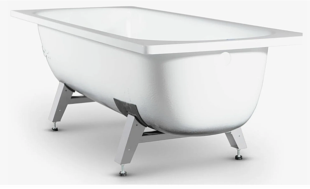 Ванна стальная Донна Ванна 1,6х0,7х0,4 (ВИЗ) антибак. Белая орхидея 524882