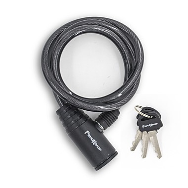 Замок велосипедный тросовый 3 ключа 8х800мм 70-0-942