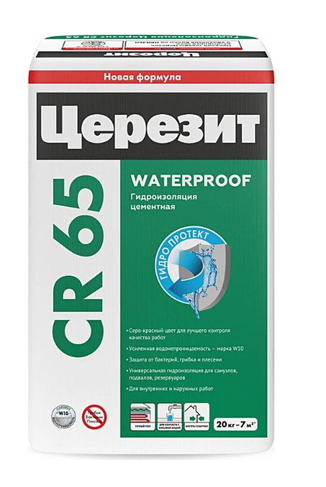 Цем.гидроизоляционный материал CERESIT CR65/20 
