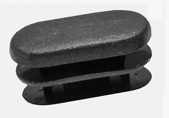 Заглушка трубы профильной 15х30мм универс. ОВАЛ