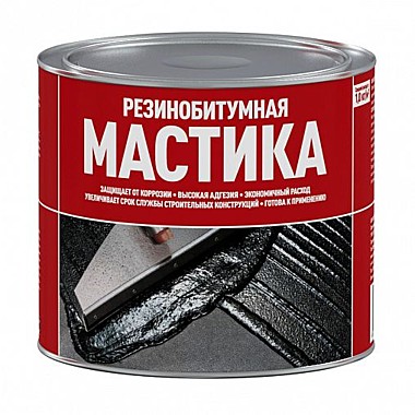 Мастика резино-битумная 2,0л СТАРТ черный