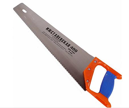 Ножовка по дереву 400 мм,шаг зуба 4 мм, двухкомпонентная рукоятка 42-3-012 23163