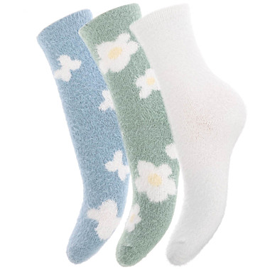 Носки женские с имитацией норки р. 36-39, 98% полиэстер, 2% спандекс, RSQ6