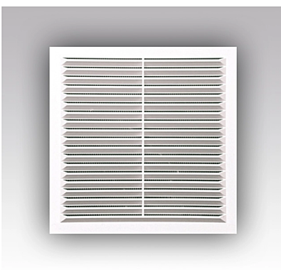 Решетка для вентиляции 138х138 ж/нак с сеткой без рамки 1313С АБС 509050