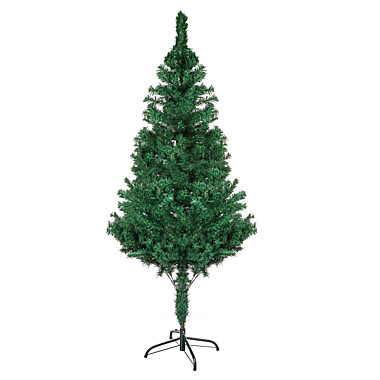 Ель 180см, 500 веток, ПВХ, зеленая, 26-9 385-405