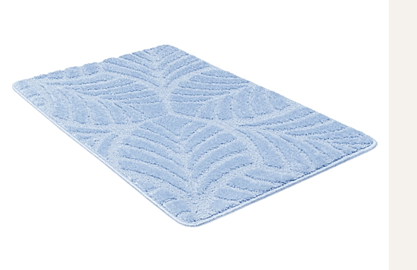 Коврик для ванной комнаты АКТИВ icarpet 60х90см голубой 551335