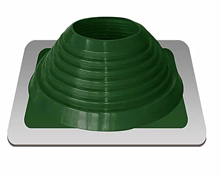 Уплотнительная манжета кровельная прямая №8 (178-330) EPDM зеленая m0009
