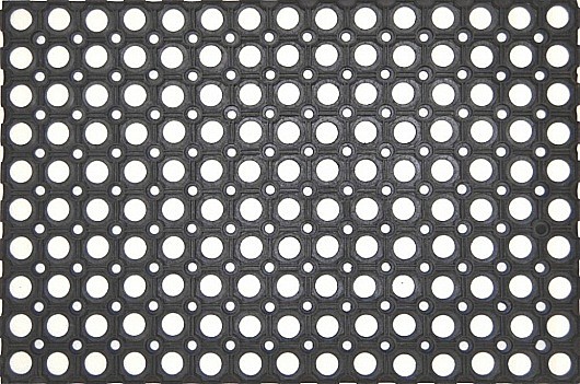 Коврик придверный РЕШЕТКА 40х60х16мм (HOLLOW MATS) 49008