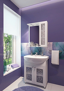 Подстолье ILLUSION-65 №2 + умывальник Стиль-65