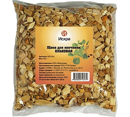 Щепа для копчения Ольховая 200г 69-9-921