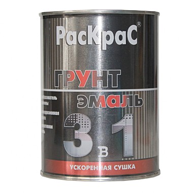 Грунт-эмаль КВИЛ РАСКРАС 2,5кг шоколадная