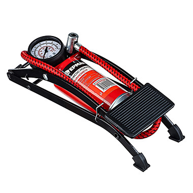 Насос ножной NEW GALAXY с манометром 55х120мм синий Стандарт 713-089 792-001