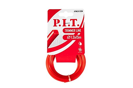 Леска для триммера P.I.T. 1,3мм х 15м квадрат ATML01-S13M