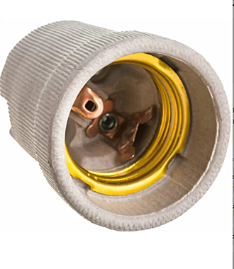 Патрон эл.подвесной Е27 керамический Д-002 ASD/InHome 40х46 IP20 2153