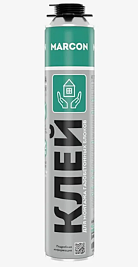 Клей пена монтажный МАСТЕРБЛОК 895г 1000мл