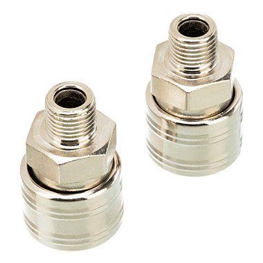 Муфта универсальная быстросъем.(мама) внешняя резьба 1/4