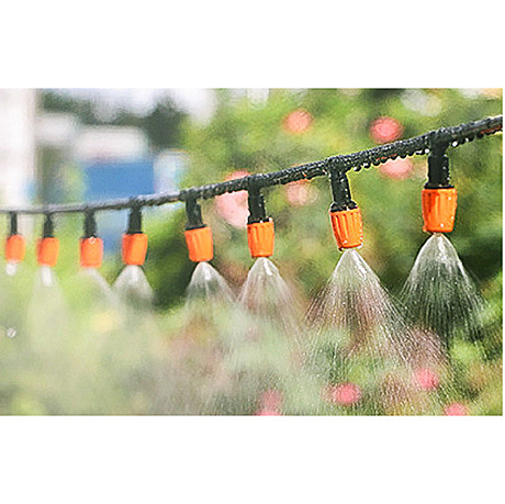 INBLOOM Система распыления туман (шланг-10м, распылитель 10шт., коннектор 1шт., штуцер 1шт.), ПВХ
