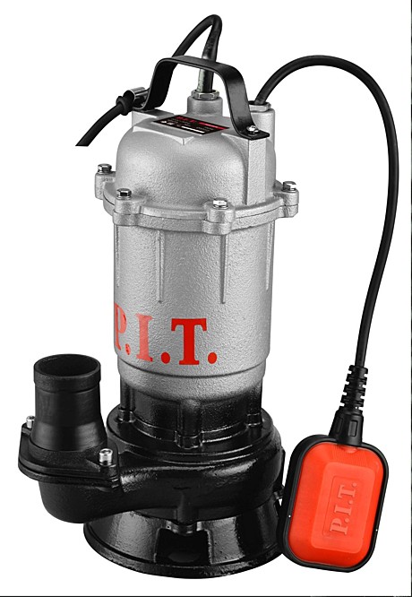 Насос P.I.T. PSW1100-W2 фекальный (1100Вт с ножом, напор 20м произ-ть 250л/мин чугун поплав.выкл)