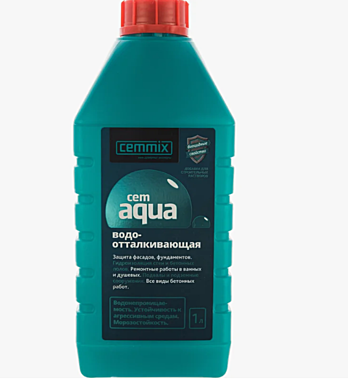 Добавка водоотталкивающая CEMAQUA 1л CEMMIX 206770