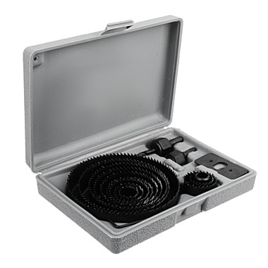 Набор кольцевых пил по дереву 19-127мм 17 предметов ЕРМАК 649-081