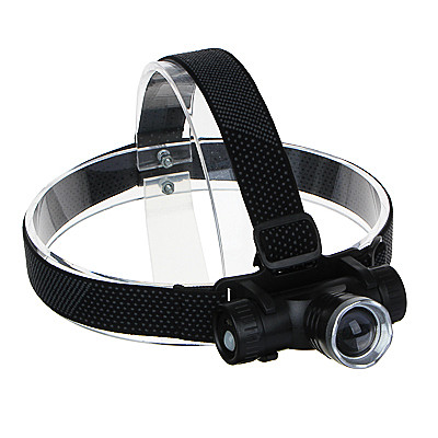 ЕРМАК Фонарь налобный, CREE XPE LED, 4 режима, 1200мАч, 8,3х3,8х7,3см,  USB кабель, пластик