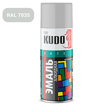 Краска-аэрозоль KUDO KU-1017 светло-серая 520мл 22058