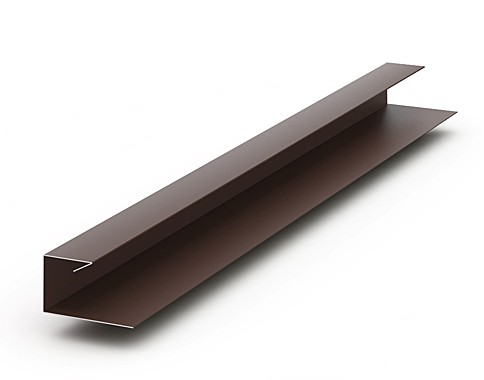 Оконтовка GL (J профиль) 8017 коричневый
