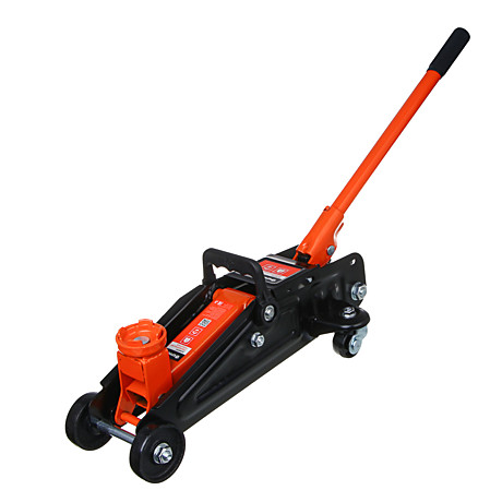 ЕРМАК Домкрат подкатной гидравлический 2т в кейсе 135-320мм 742-006