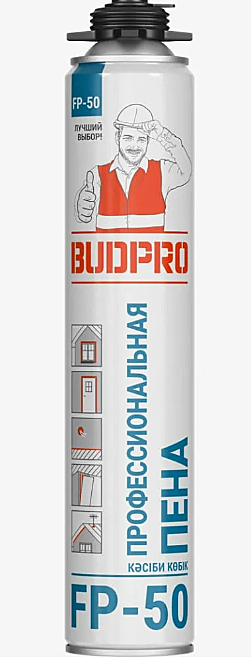 Пена монтажная BUDPRO FP-50 360мл. проф.