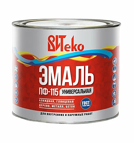 Эмаль ВИТЕКО ПФ-115 салатная 1,8кг