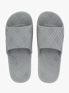 Тапочки резиновые мужские арт.091 серый (42-46)