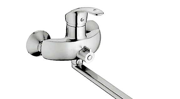 Смеситель для ванны HAIBA HB2221 с длинным изливом,хром