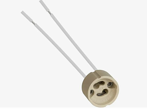 Патрон эл.для галогеновой лампы GU10 керамика