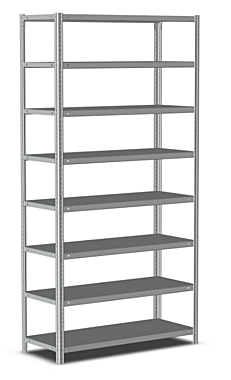 Стеллаж 8 полок 1950х1000х500мм металл 