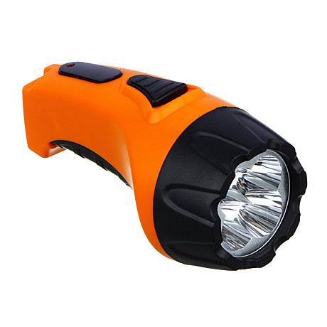 Фонарь ЧИНГИСХАН аккумуляторный 4 ярк.LED,вилка 220В, пластик, 13х5,3 см 198-074