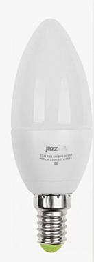 Лампа светодиодная JazzWay PLED-ECO-C37 5w E14 4000K 400 Lm 1036865А