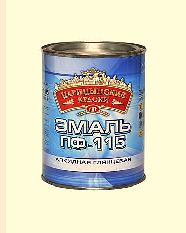 Эмаль ПФ-115 черная 0,4кг Царицынские краски