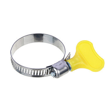 Хомут 21-38мм бабочка INBLOOM нерж. сталь 160-192