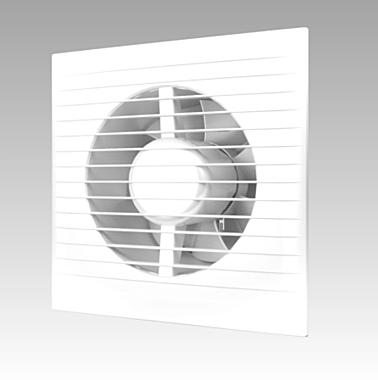 Вентилятор настенный ЭРА E125SC d125мм с обратн.клапаном и антимоскит.сеткой 529104