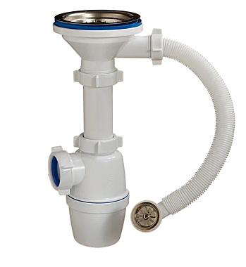 Сифон ОРИО A-5007 бутылочный для керамогранит моек  3 1/2 * 40 87487