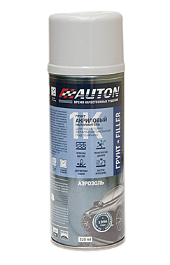Грунтовка-аэрозоль АВТОН 520мл серая acryl filler 1К