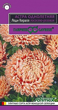 Семена: Астра Леди Коралл лосос-роз (Ц) 0,05г G